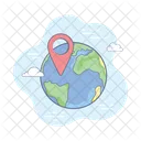 Global Location International Location Worldwide Location Icon