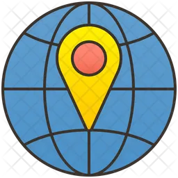 Global Location  Icon