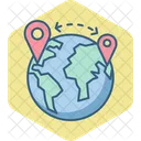 Global Location Global Access Global Delivery Icon