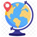 Location Pointer Global Location Worldwide Location Icon