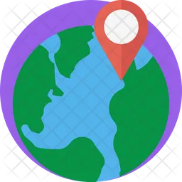 Global Location  Icon