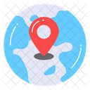 Global Location Global Pin Icon