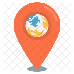 Global Location  Icon