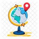Global Location Geolocation Global Map Icon