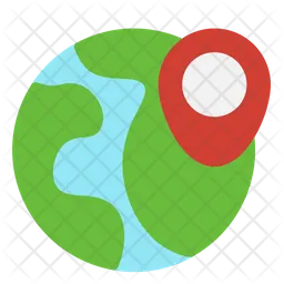 Global Location  Icon