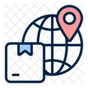 Global Location Delivery Icon