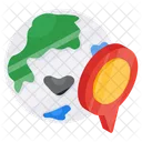 Global Location Direction Gps Icon