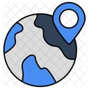 Global Location  Icon