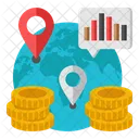 Global Location Global Gps Global Map Icon