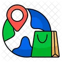 Global Location International Location Worldwide Location Icon