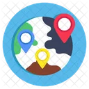 Global Location International Location Worldwide Location Icon