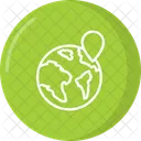 Global Location  Icon