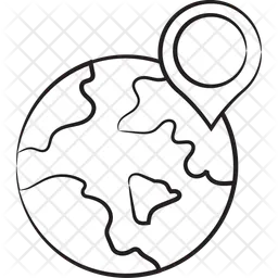 Global Location  Icon