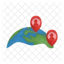 Global Location Location Map Icon