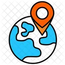 Global Location  Icon