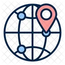 Global Location Navigation Icon