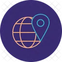 Global Location  Icon