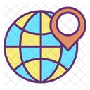 Mglobe Earth Map Pin Location Global Location Earth Location Icon