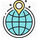 Global Location  Icon