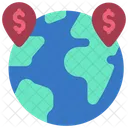 Global Location  Icon