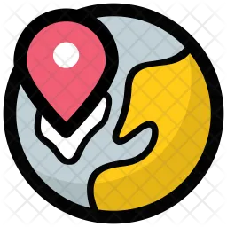 Global locator  Icon