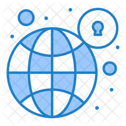 Global Lock  Icon