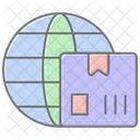 Global Logistics Lineal Color Icon Icon