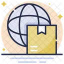 Global Logistics Box Parcel Icon