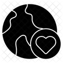 Global Love Planet Love Universal Love Icon