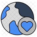 Global Love Planet Love Universal Love Icon