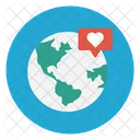 Global Earth Love Icon