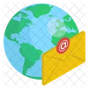 Global Mail Email Global Letter Icon