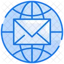 Global Mail International Mail Global Email Icon