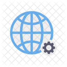 Global Management Icon - Download in Flat Style