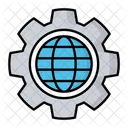 Global Management Globe Management Icon