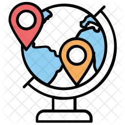 Global Map  Icon