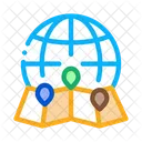Global Map  Icon
