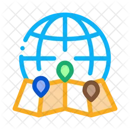 Global Map  Icon