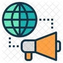 Global Marketing Word Icon