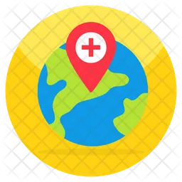 Global Medical Location  Icon