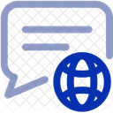 Global Message Support Chat Icon