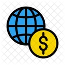 Global Banking Dollar Icon