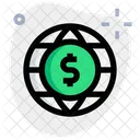 Dollar Globe Icon