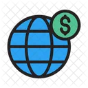 Global Money Global Dollar Icon