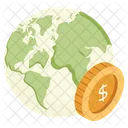 Global Money Global Cash Global Investment Icon