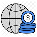 Global Money Global Economy Global Investment Symbol