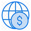 Money Dollar Global Icon