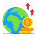 Bitcoin Investment Global Global Currency Icon