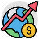 Global Money Global Economy Global Investment Icon
