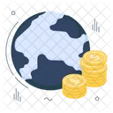 Global Money Global Economy Global Investment Icon